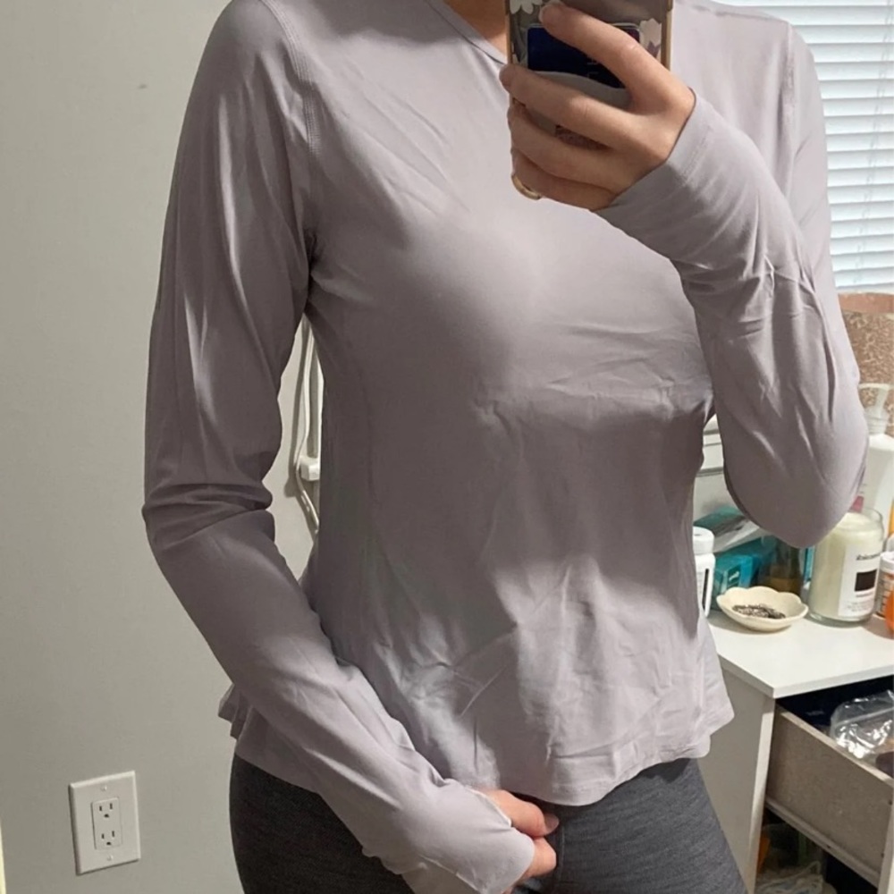 Lululemon lilac long sleeve top